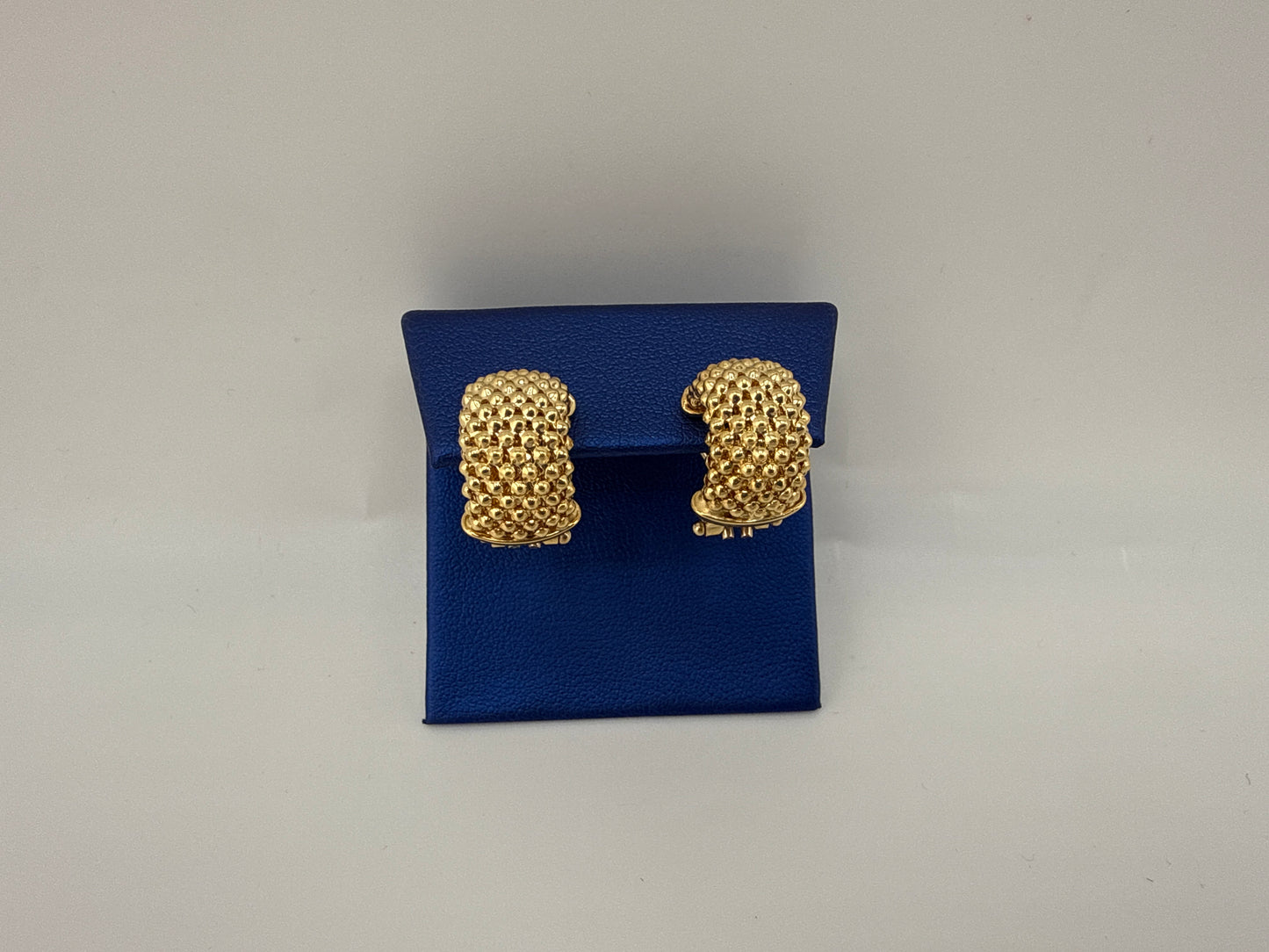 14k Yellow Gold Huggie Earrings