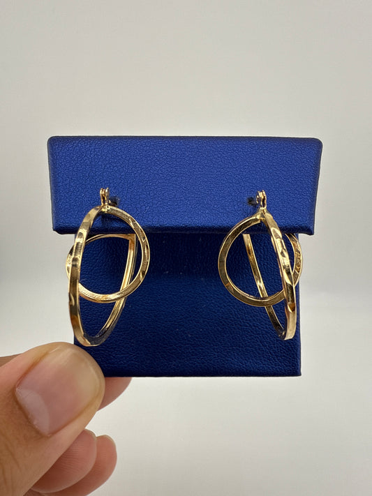 14k Gold Huggie Earrings