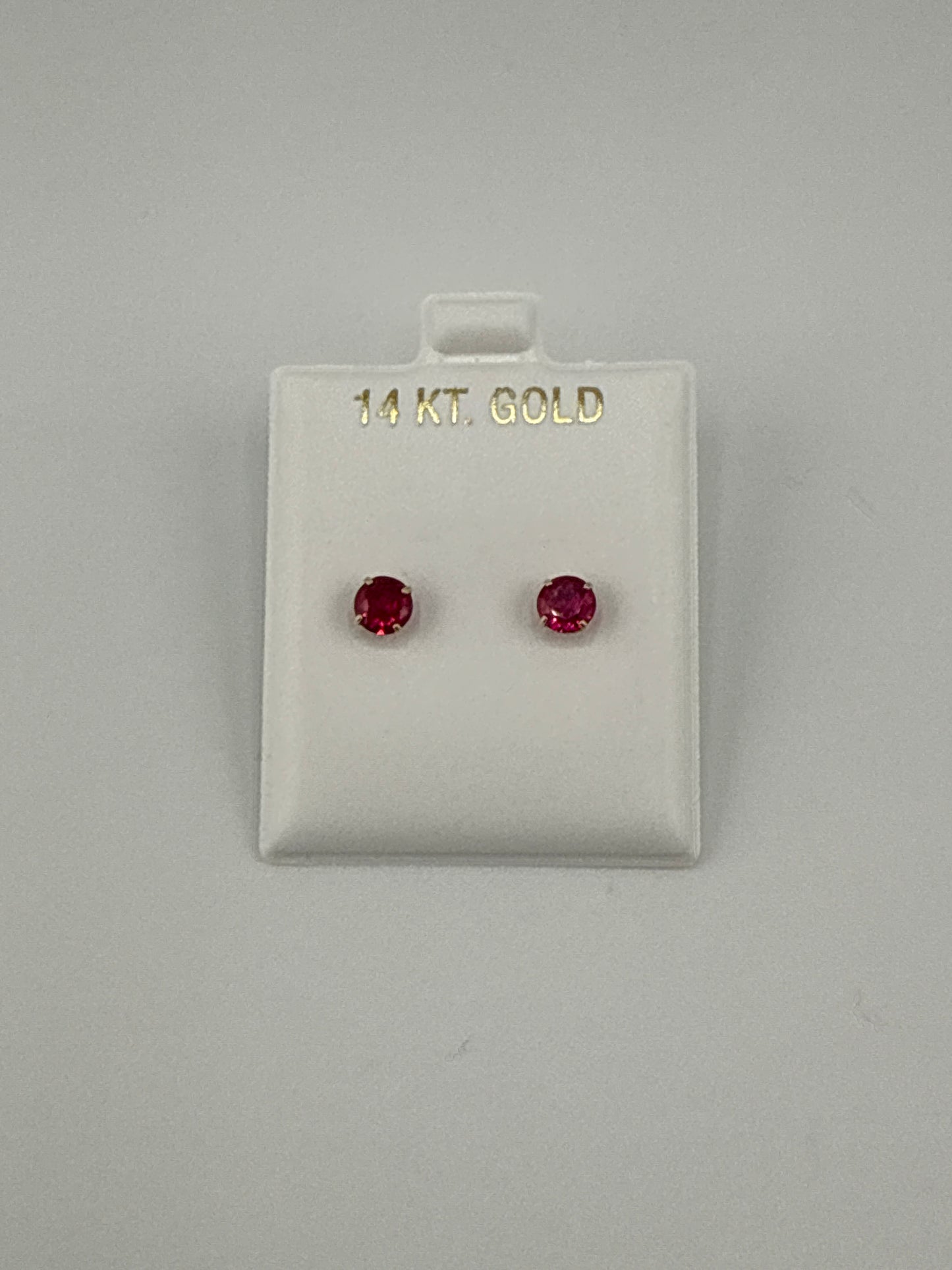 Gemstone 14k gold posts