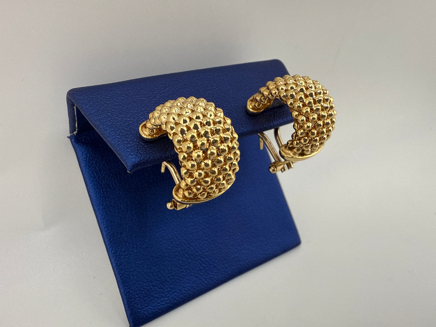 14k Yellow Gold Huggie Earrings