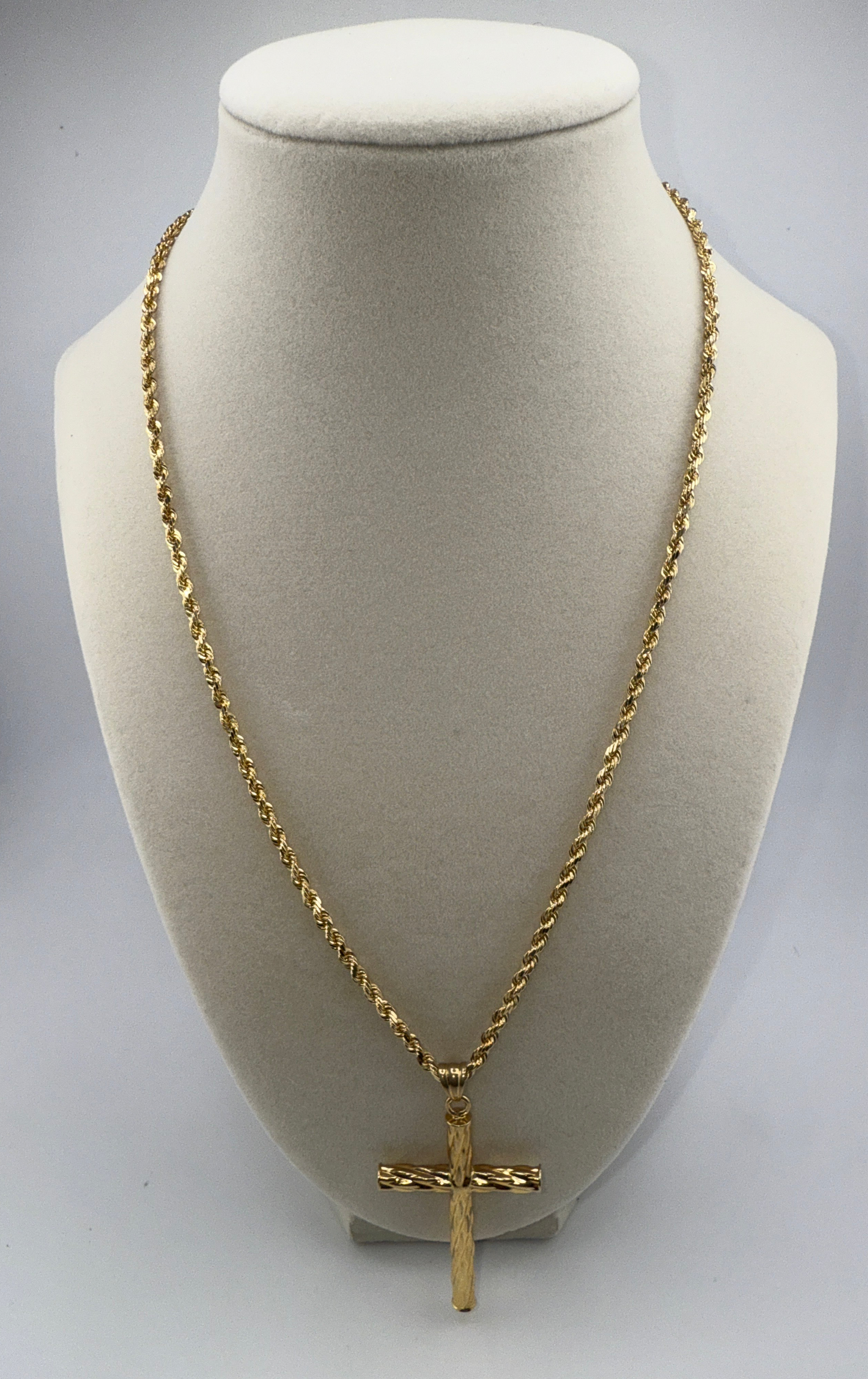 14k gold rope chain | 20 inches
