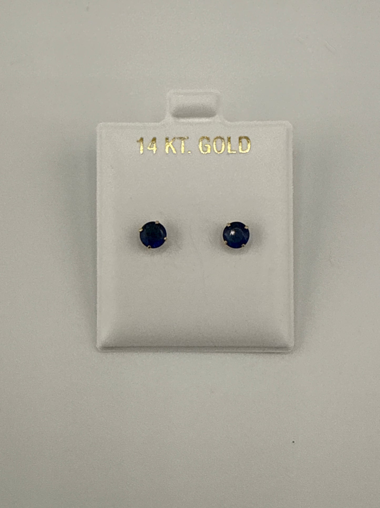 Gemstone 14k gold posts