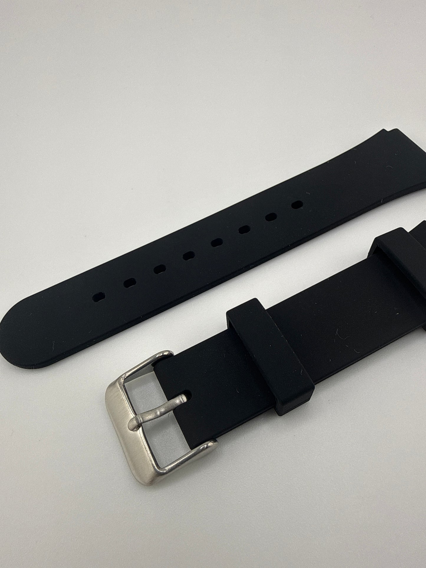 Black Smooth Silicone Rubber Stainless Steel