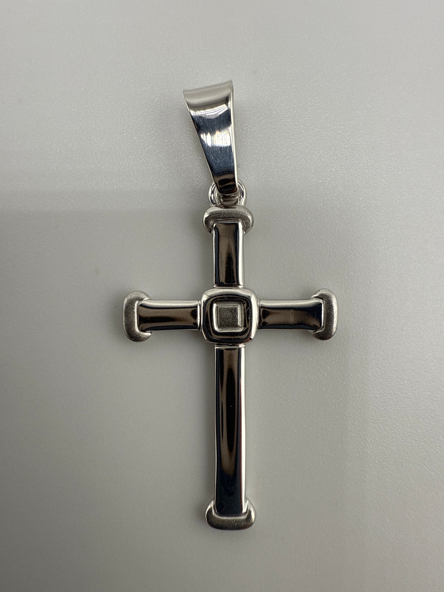 Sterling Silver, Medium Cross Pendant
