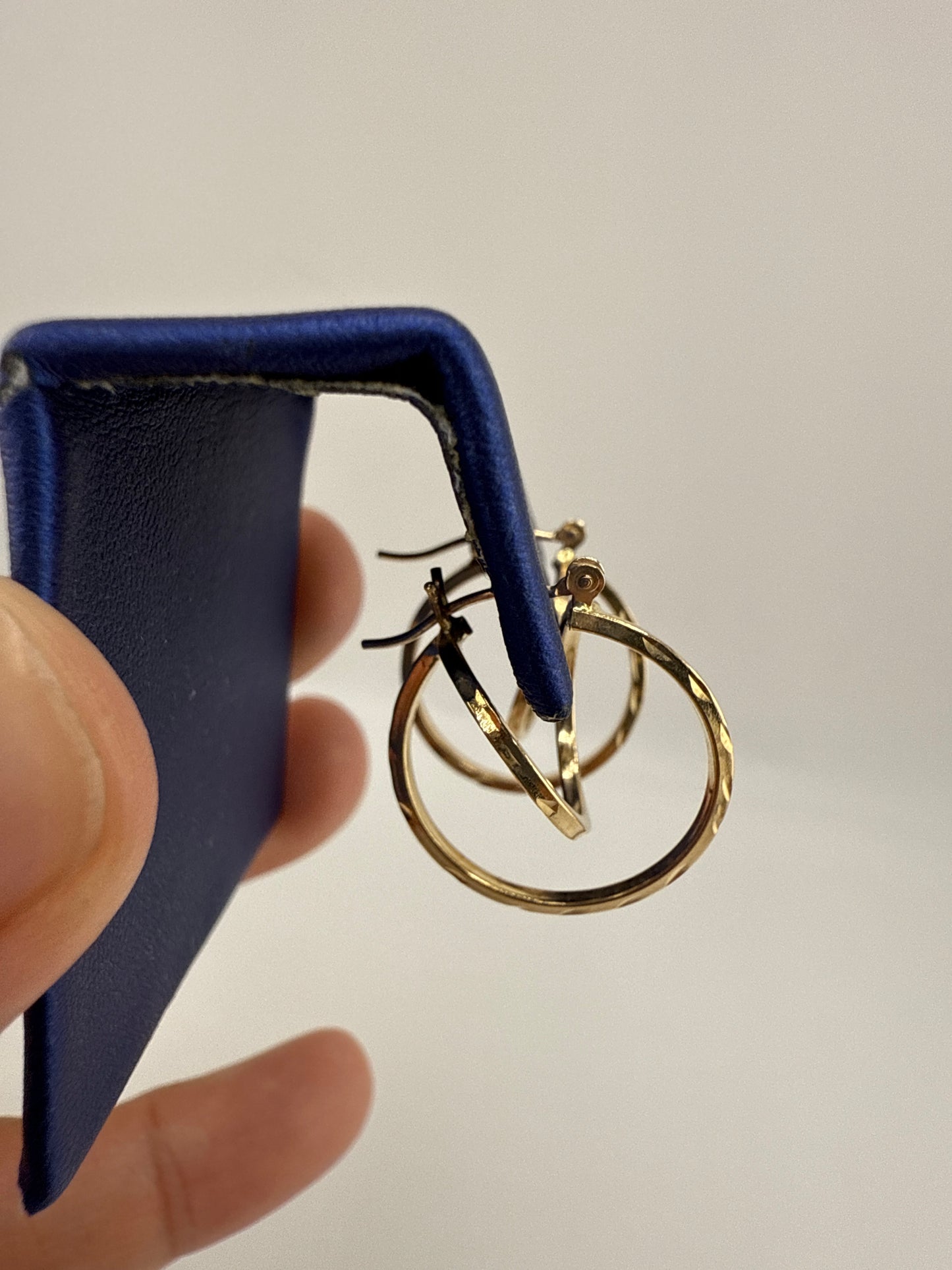 14k Gold Huggie Earrings