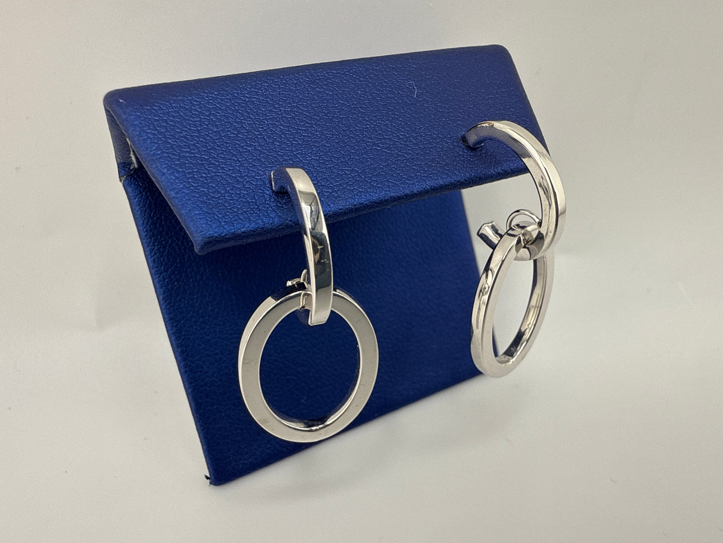14k White Gold Post Earrings