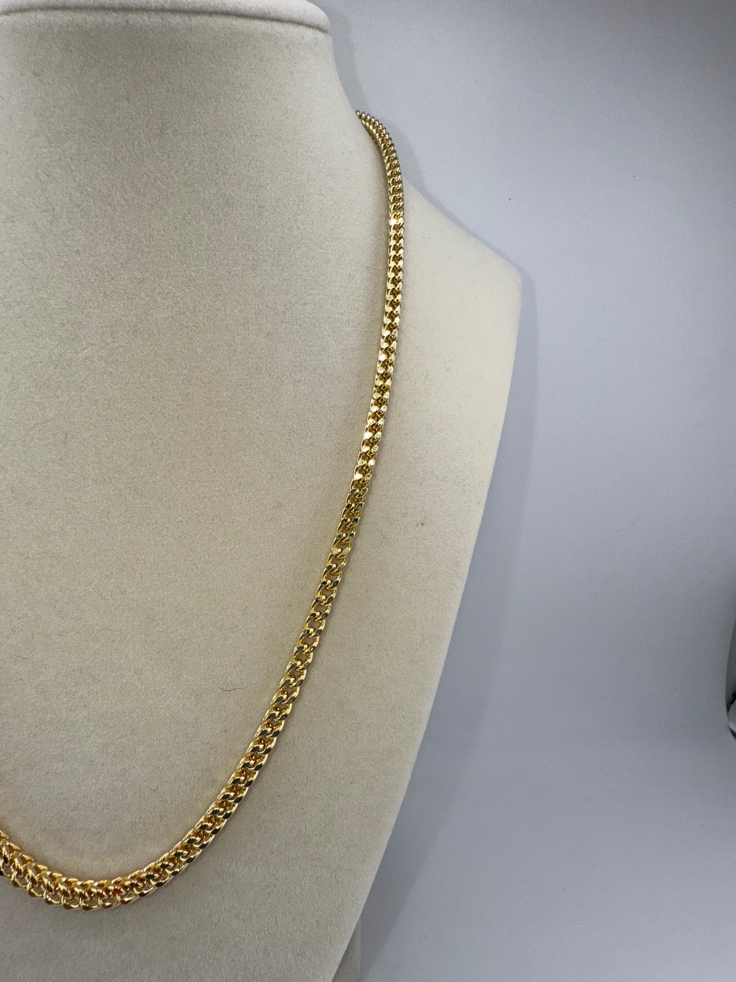 14k Franco semi-solid gold link chain | 19.5 inches