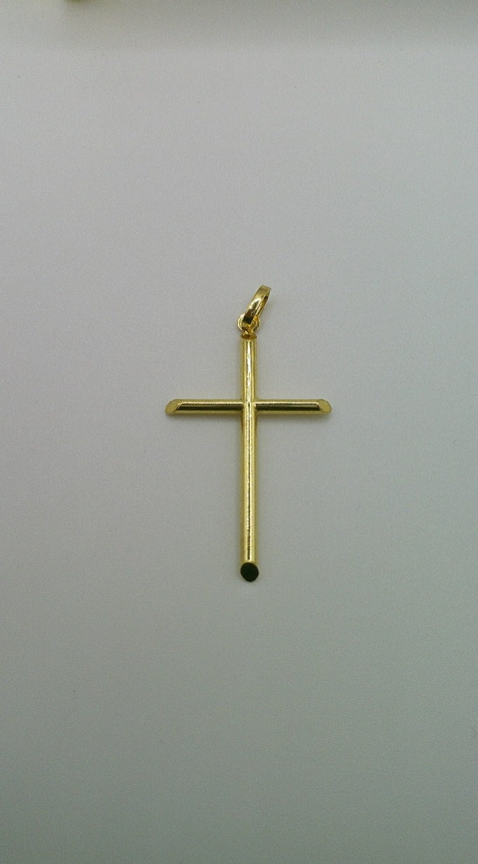 14k gold cross pendant | crucifix | 1.1g