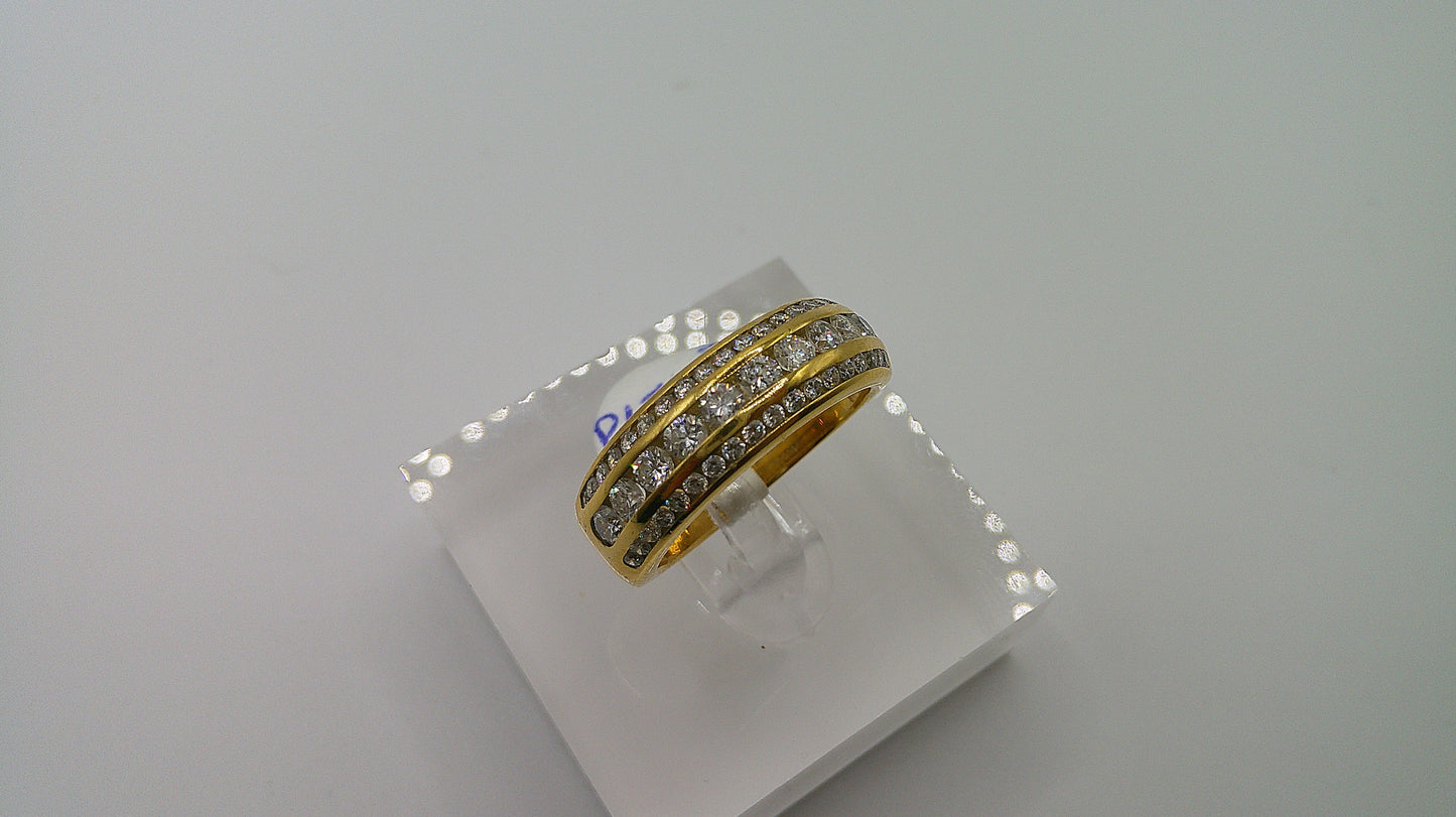 14k gold diamond ring | yellow gold | 1 ct | size 7