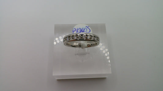 14k gold diamond ring | white gold | .65ct | size 5.5