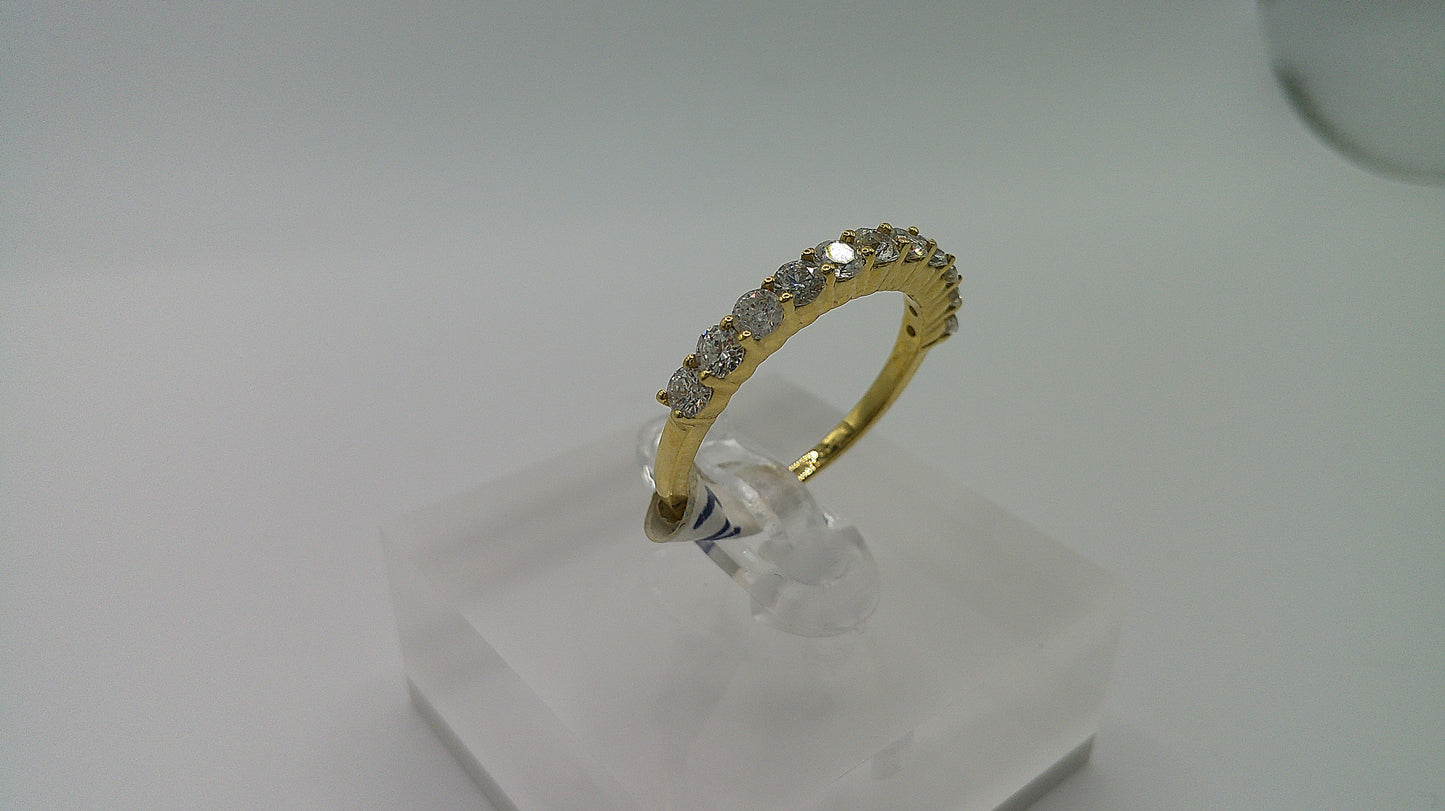 14k gold diamond ring | yellow gold | 1ct | size 7