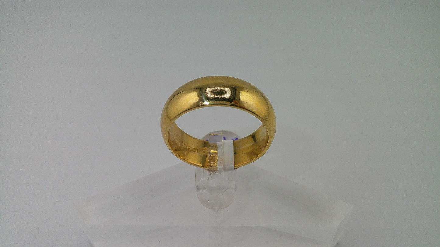 18k yellow gold ring | size 11