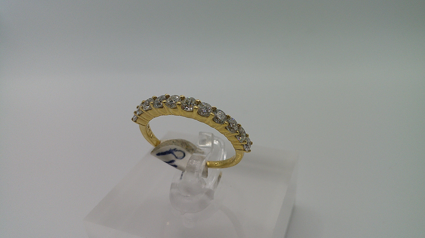 14k gold diamond ring | yellow gold | 1ct | size 7
