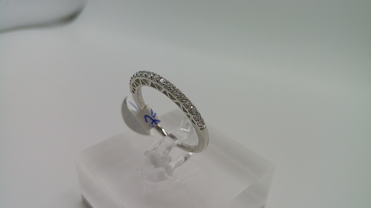 14k gold diamond ring | white gold | .25 ct | size 7