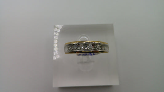 14k gold diamond ring | yellow gold | .4ct | size 6.5