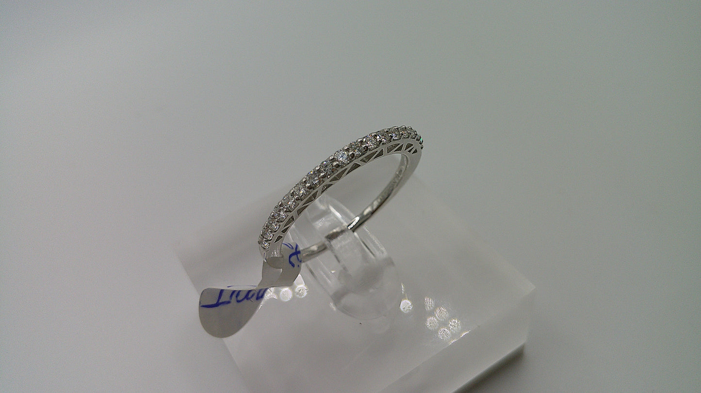 14k gold diamond ring | white gold | .25 ct | size 7