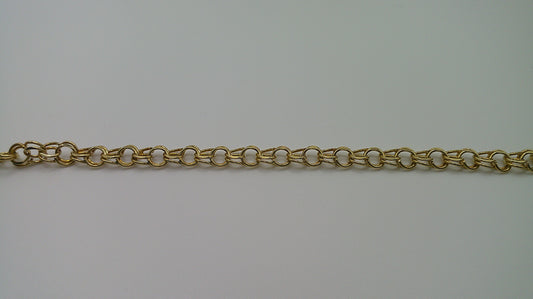 14k yellow gold gucci link bracelet | 8 inches