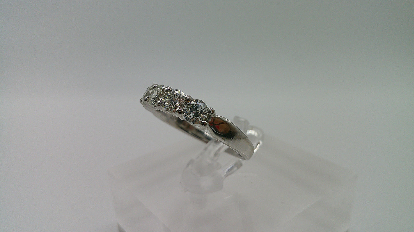 14k gold diamond ring | white gold | .5 ct | size 6.25