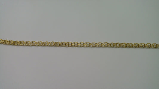 14k yellow gold gucci link bracelet | 7 inches