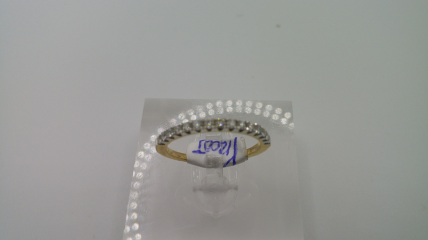 14k gold diamond ring | yellow gold | 0.5ct | size 6