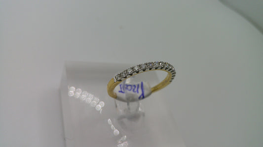 14k gold diamond ring | yellow gold | 0.5ct | size 6