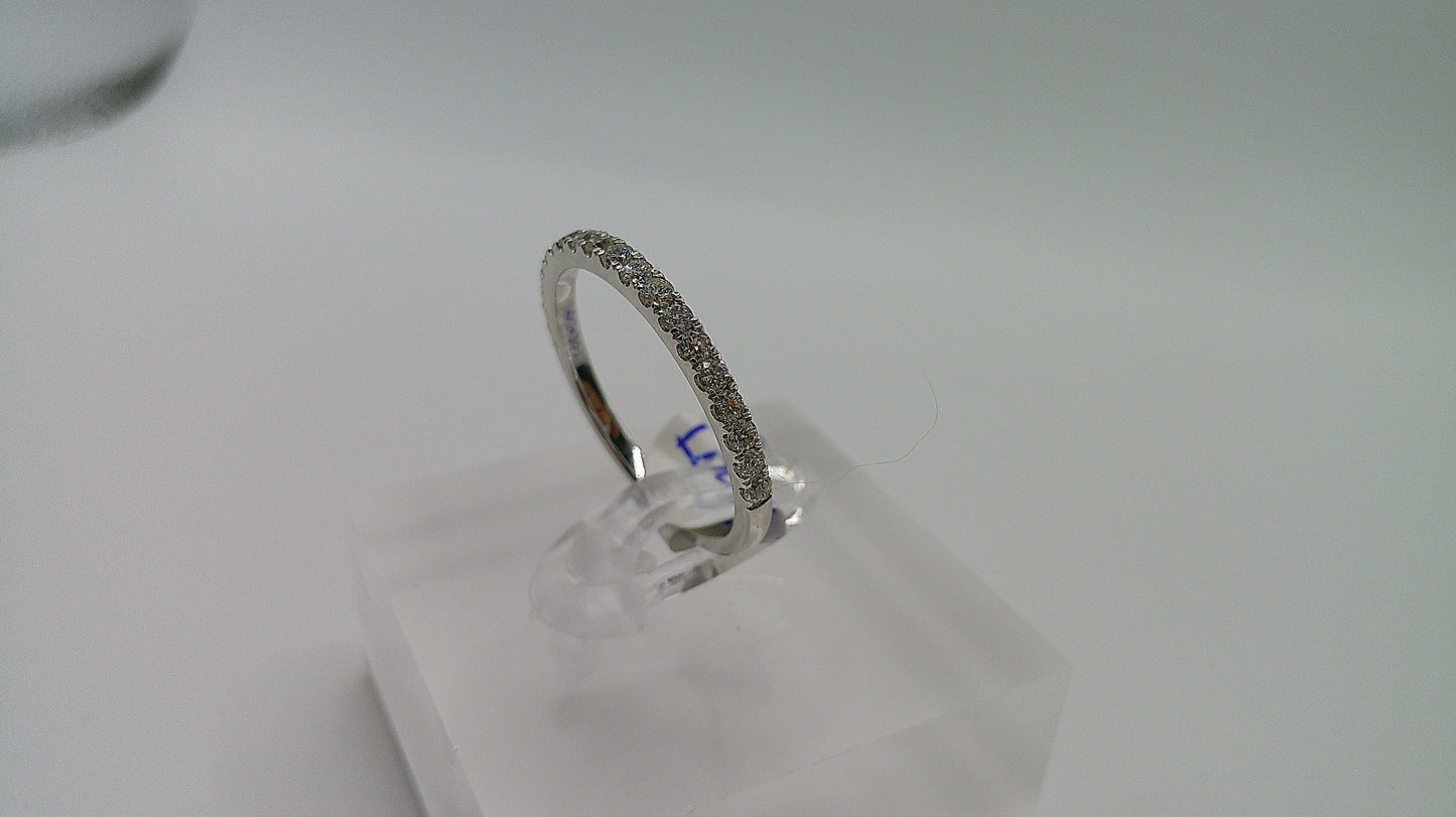 14k gold diamond ring | white gold | .4ct | size 7