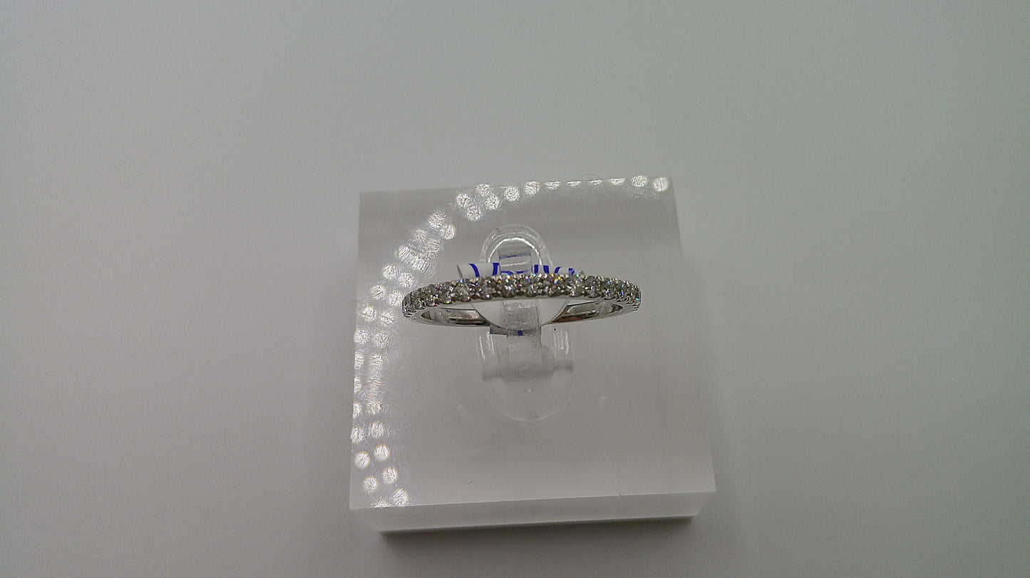 14k gold diamond ring | white gold | .4ct | size 7