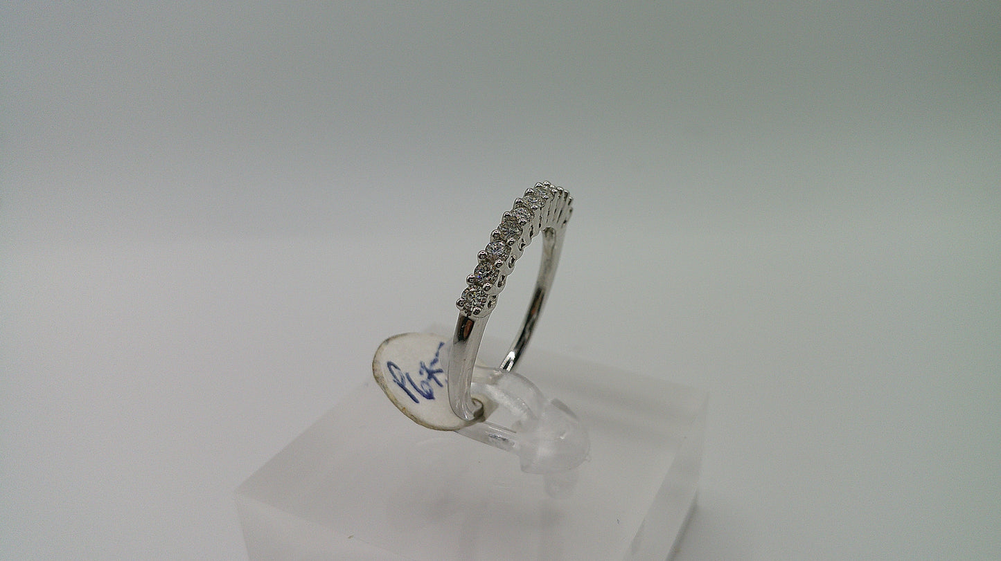 14k gold diamond ring | white gold | .31ct | size 7