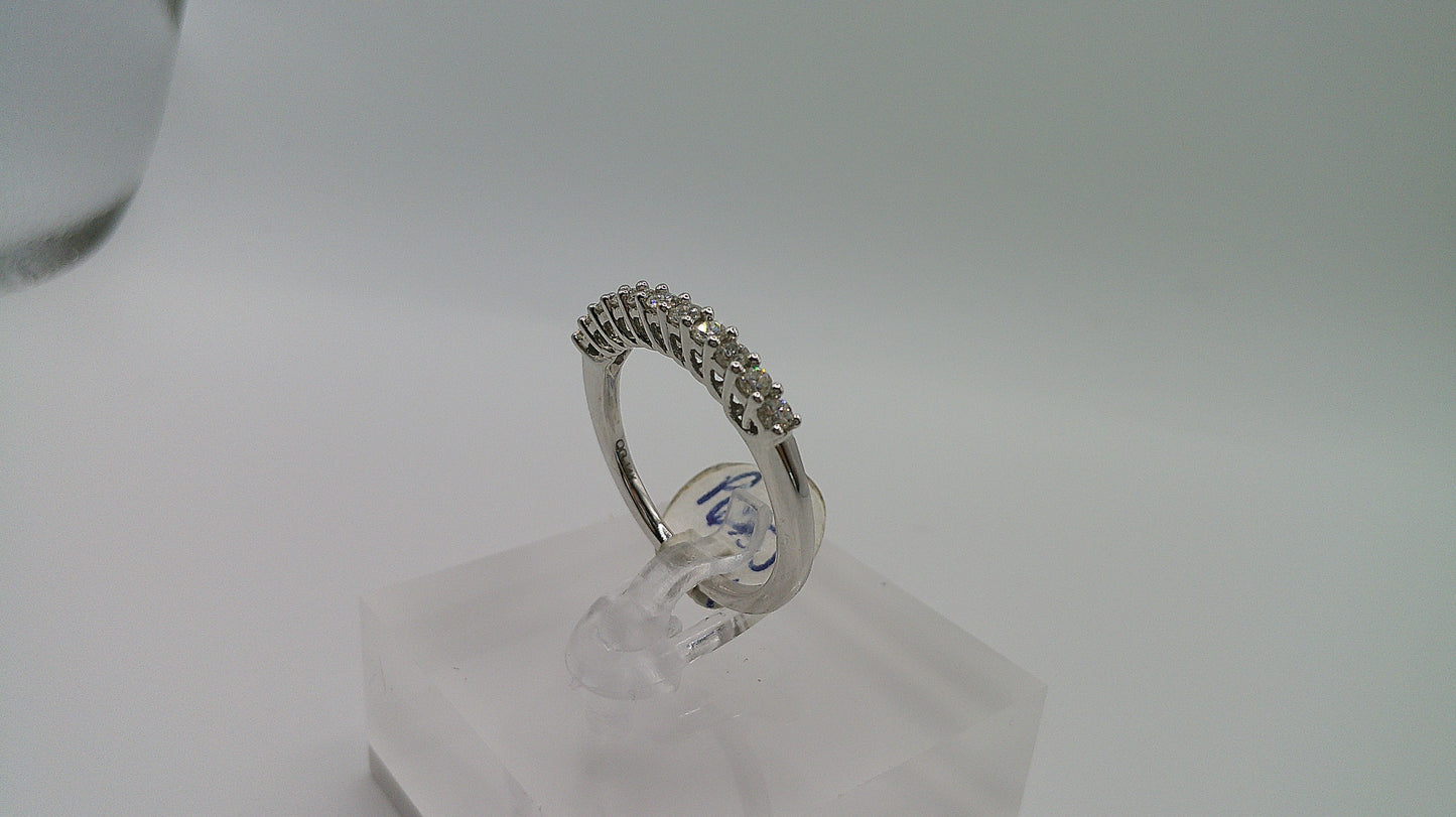 14k gold diamond ring | white gold | .31ct | size 7