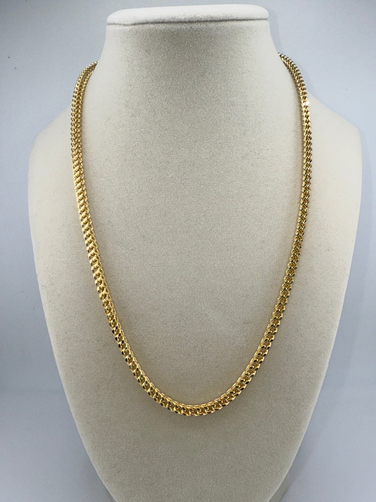 14k Franco semi-solid gold link chain | 19.5 inches