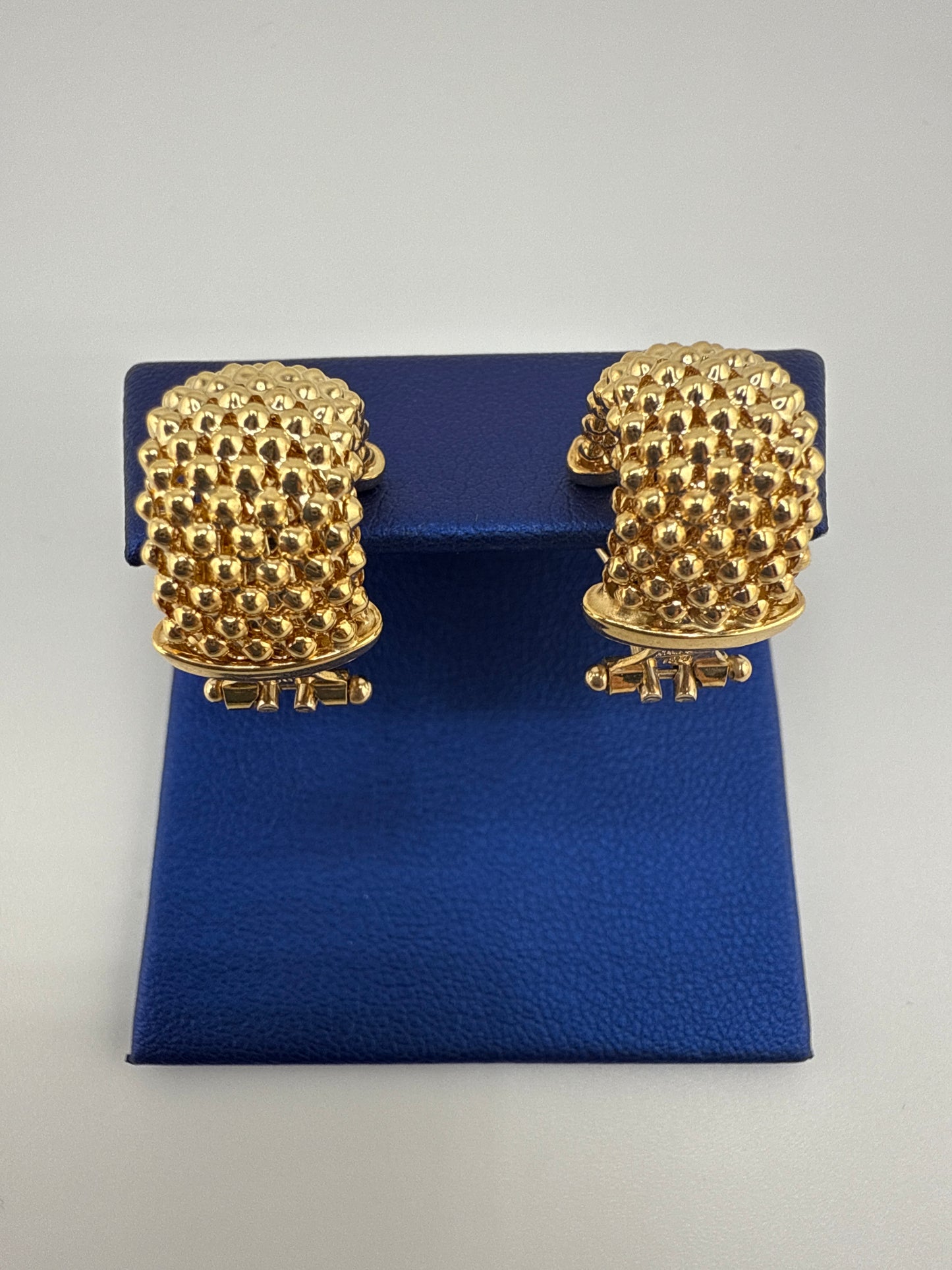 14k Yellow Gold Huggie Earrings