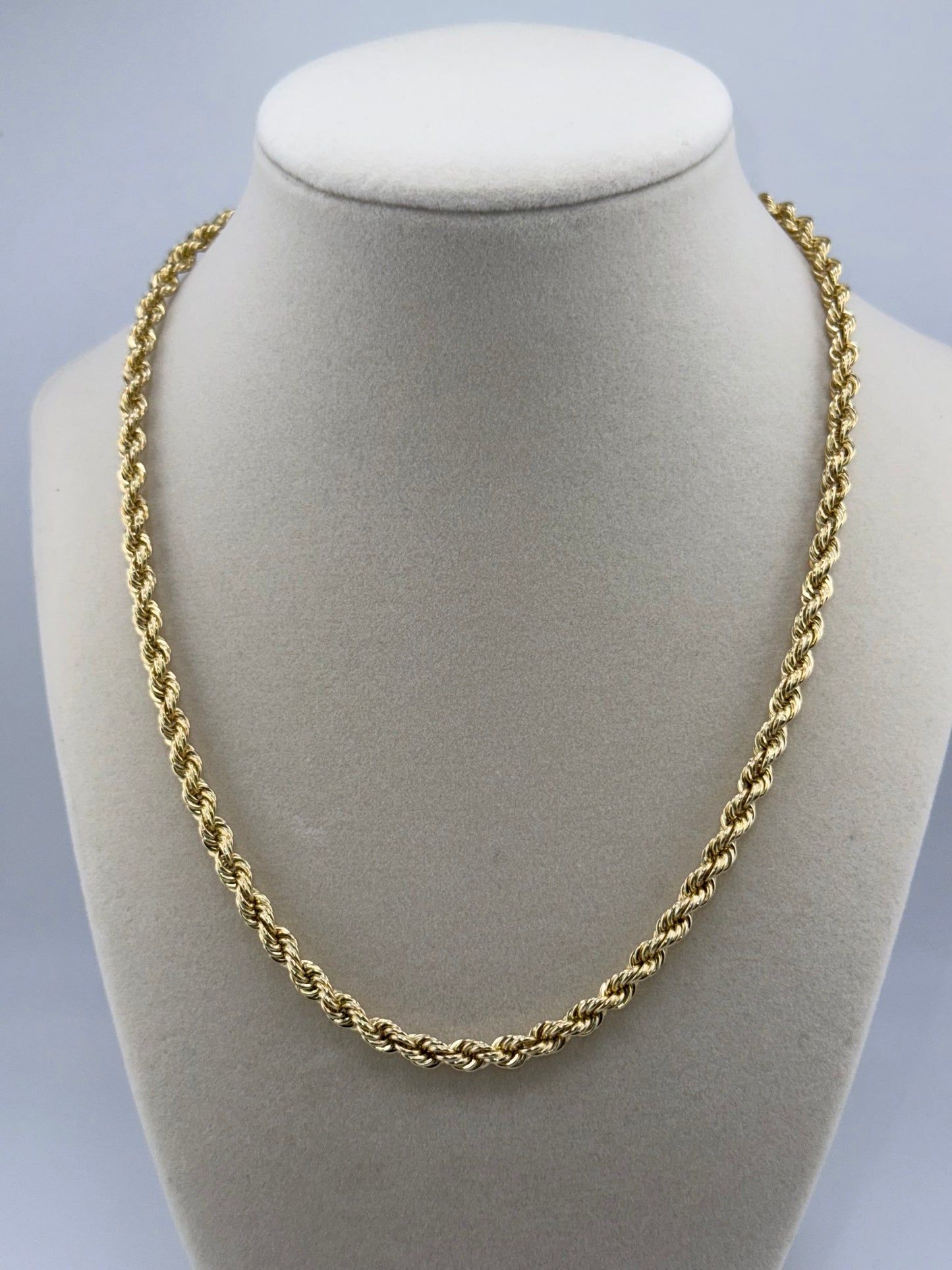14k gold Rope chain | 17 inches