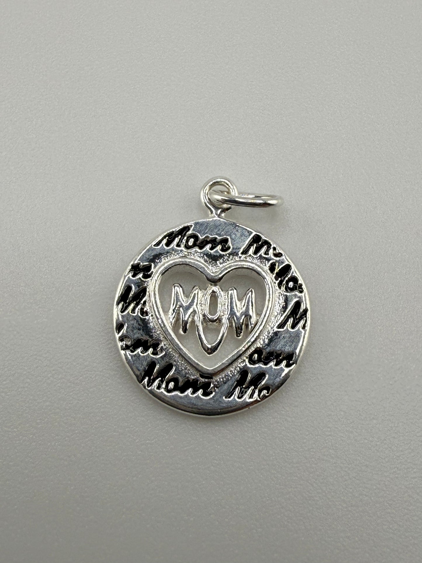 “Mom” Sterling Silver Pendant