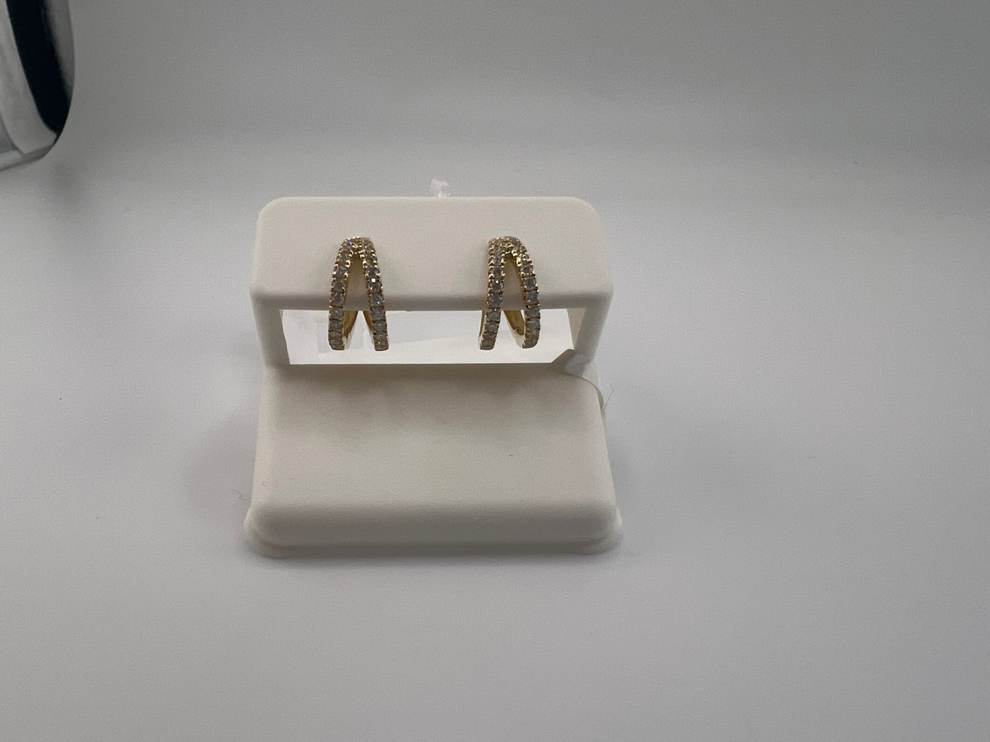 14k gold diamond earrings | 0.47 ct diamonds