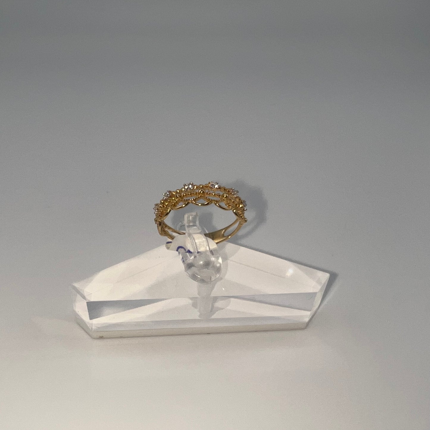 14k gold | zirconia | size 7
