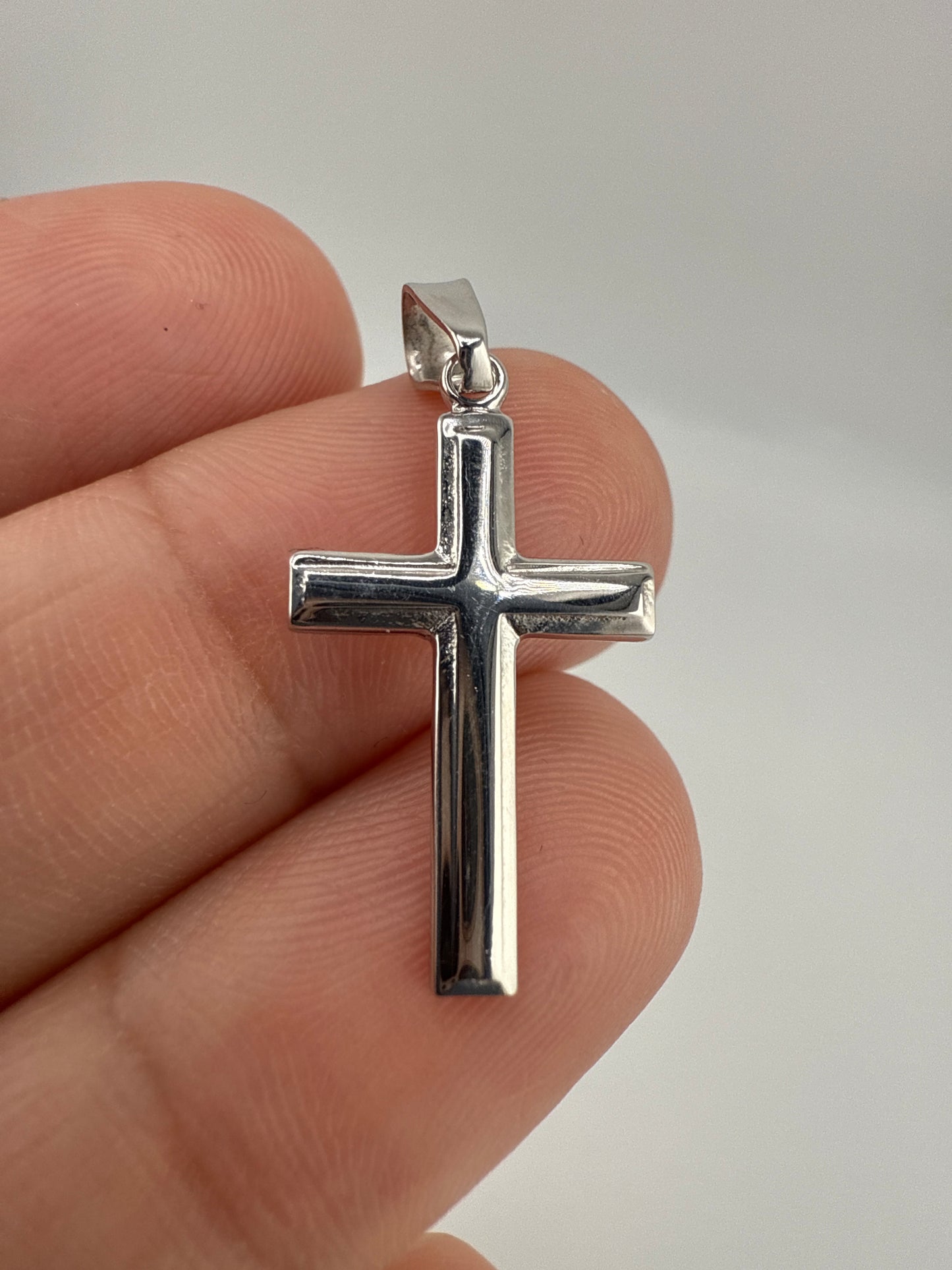 Sterling Silver, Small Cross Pendant
