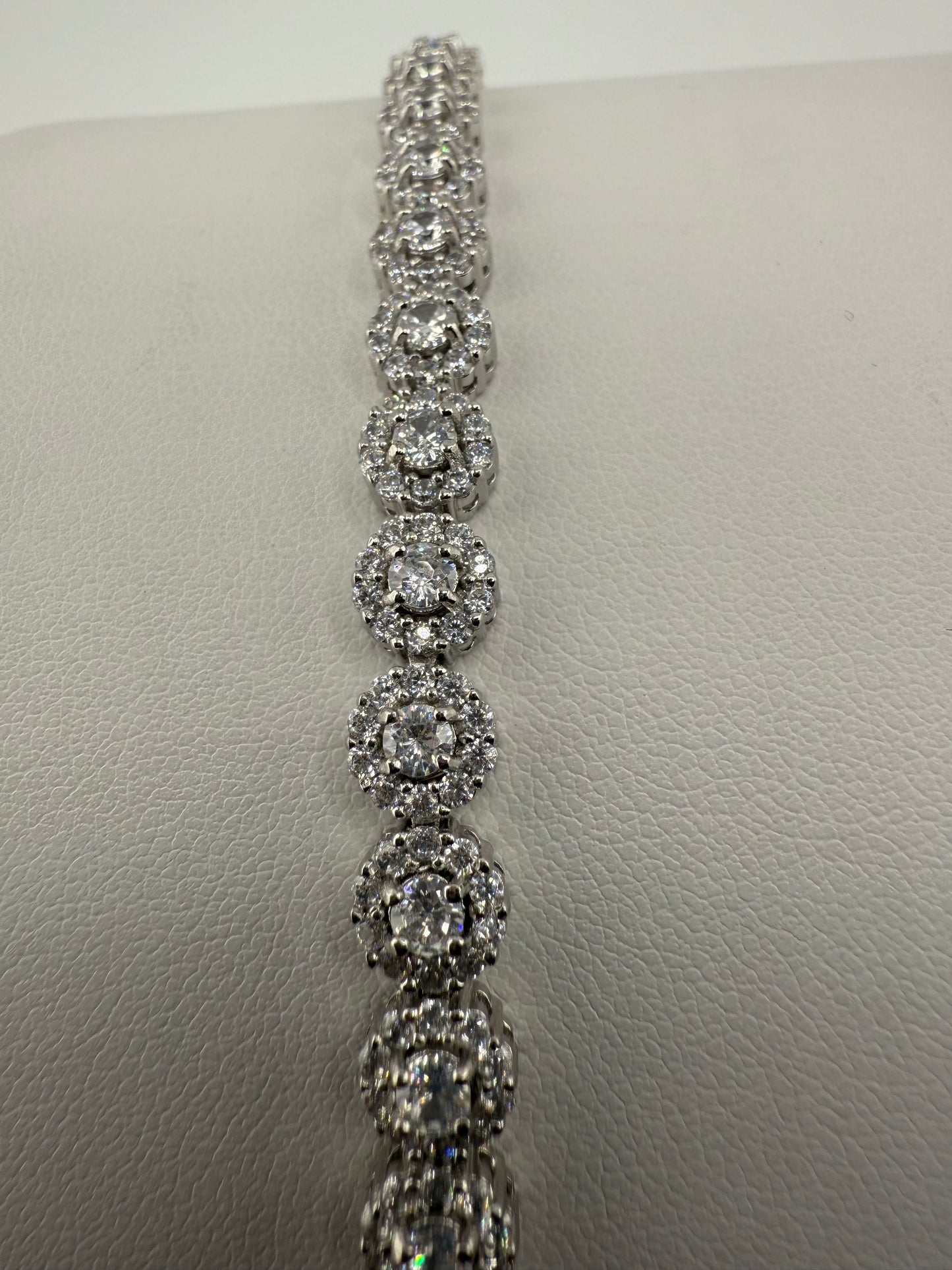 Flower Zirconia Tennis Bracelet
