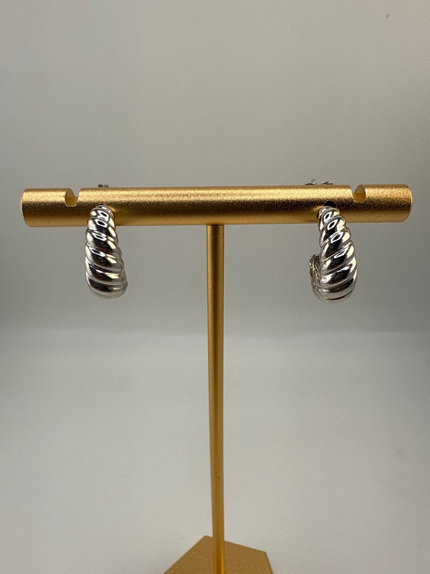 Sterling Silver Shrimp Earrings