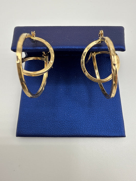 14k Gold Huggie Earrings
