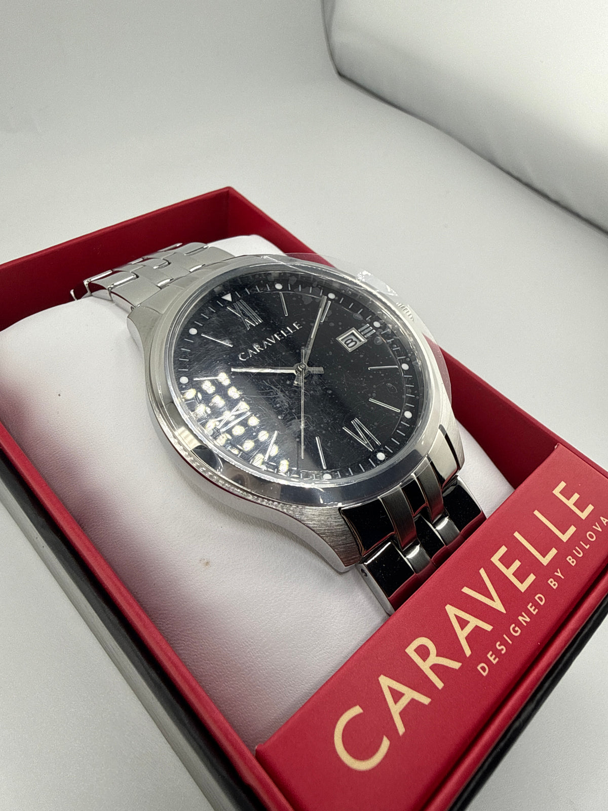 Caravelle by Bulova Black Dial Watch