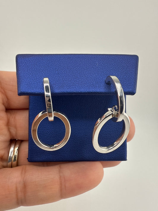 14k White Gold Post Earrings