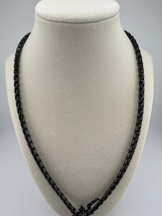 Stainless Steel Bulova Chain and Bracelet Set