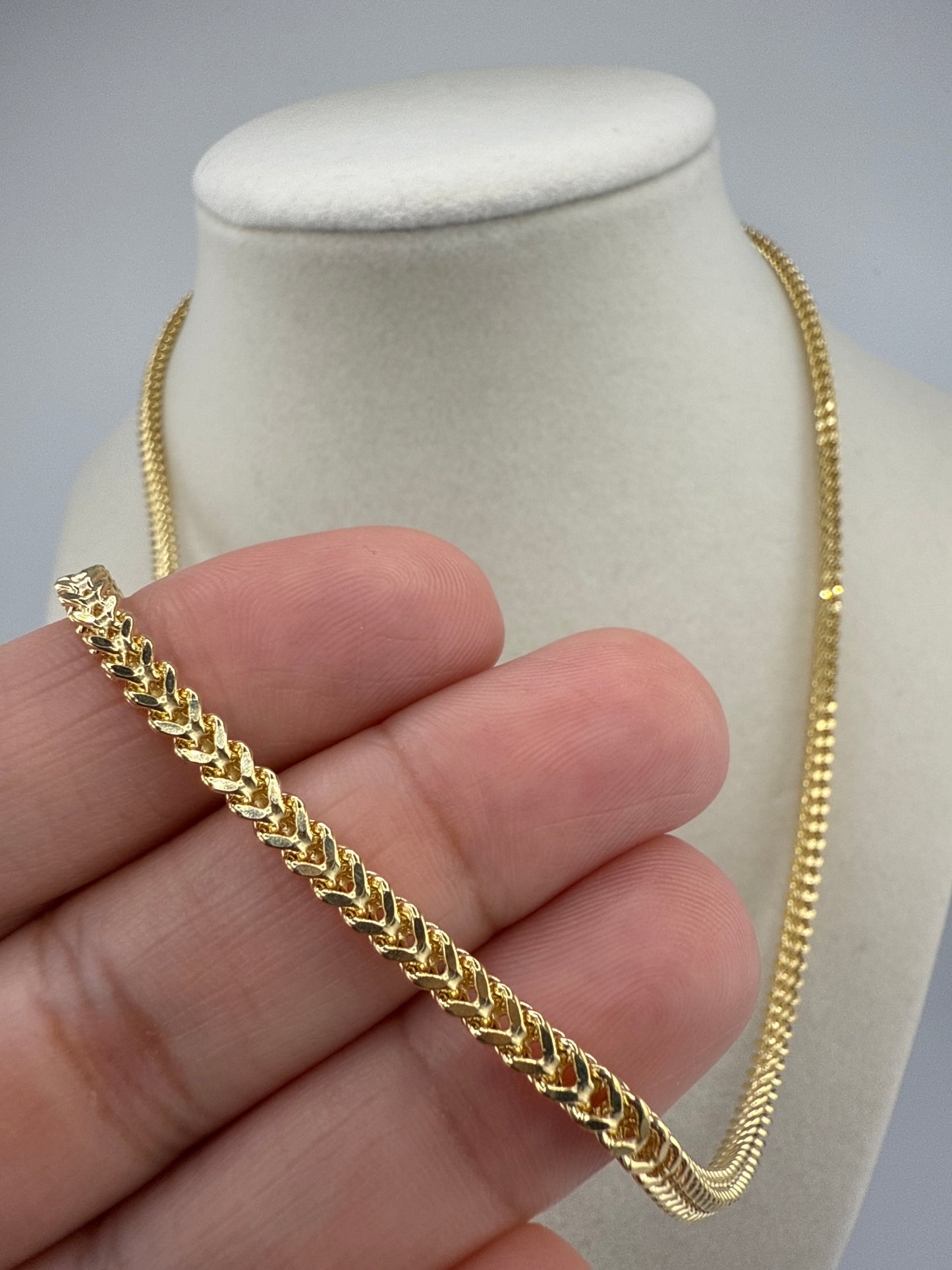 14k Franco Semi-Solid Gold Chain 20inch