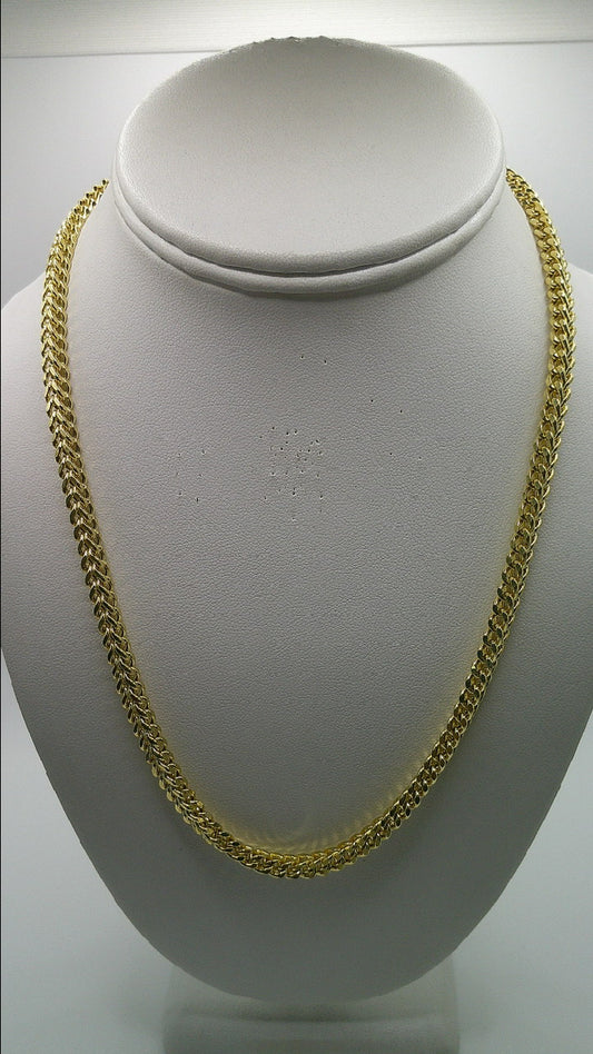 14k Franco semi-solid gold link chain | 19.5 inches