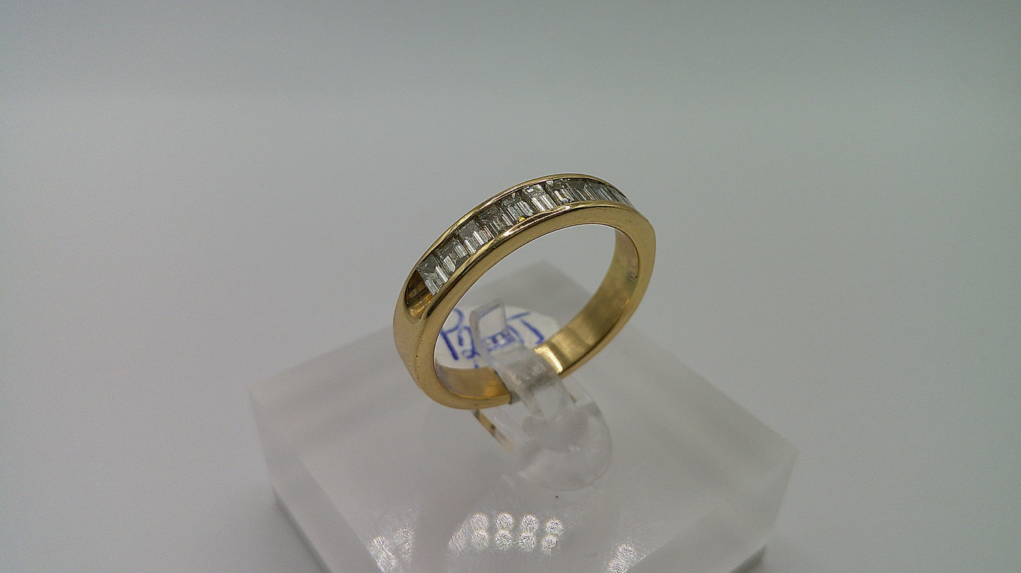 14k gold diamond ring | yellow gold | .6 ct | size 7.5