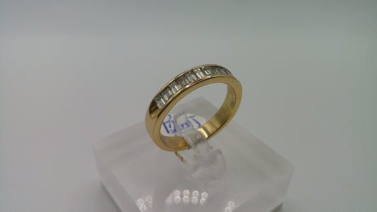 14k gold diamond ring | yellow gold | .6 ct | size 7.5