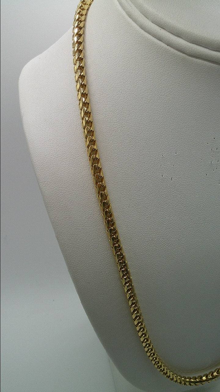 14k Franco solid gold link chain | 22 inches