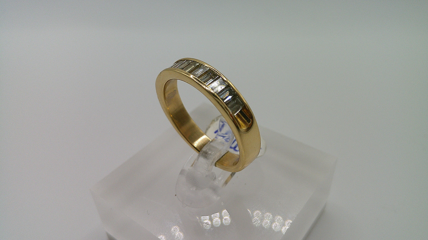 14k gold diamond ring | yellow gold | .6 ct | size 7.5