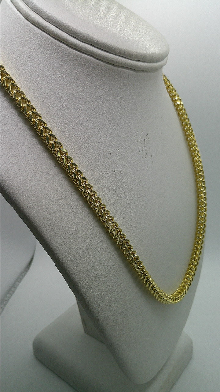 14k Franco semi-solid gold link chain | 19.5 inches