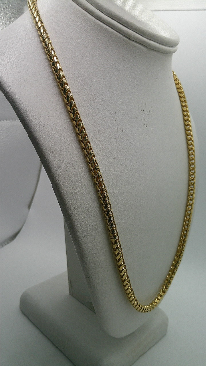 14k Franco solid gold link chain | 22 inches